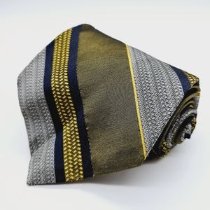 BALMAIN | 100% silk vintage striped neck tie